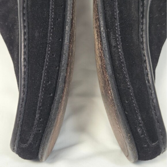 Renzo Favero Mens Black Perforated Suede Loafers 8.5 main image 14